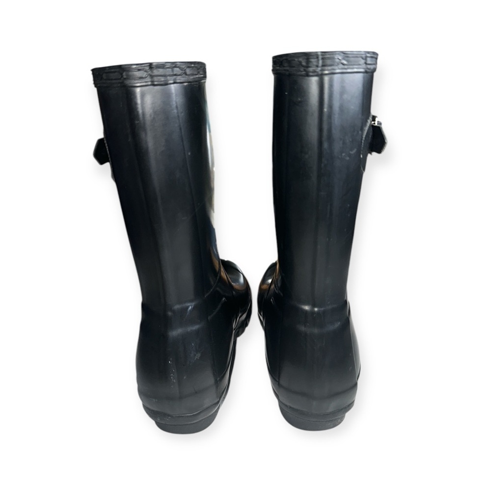 Hunter Original Short black Waterproof Rain Boot Size US5M/6F - Picture 3 of 7